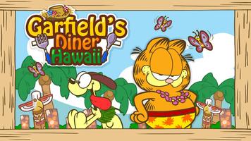 Le Bistro Hawaïen de Garfield Affiche