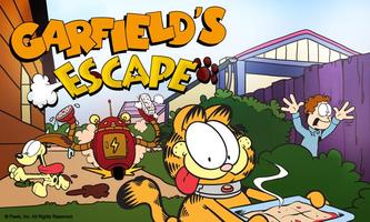 Garfield s'Échappe Premium Affiche
