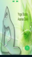 Yoga poses fitness training poster