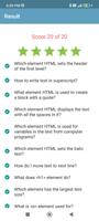 HTML Quiz syot layar 2