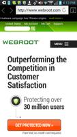 Webroot SecureWeb plakat