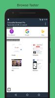 Crocodile Browser: Browse Fast پوسٹر