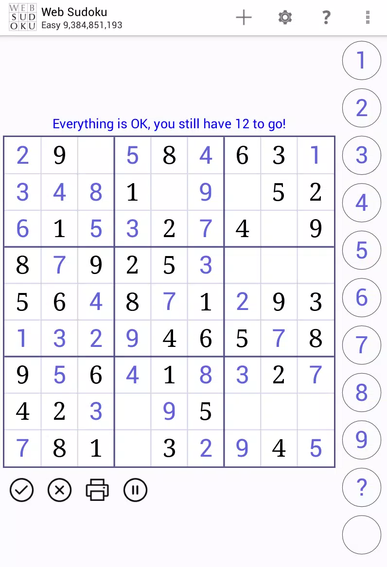 Web Sudoku