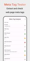 Metatag Analyzer تصوير الشاشة 1