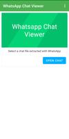 Chat Viewer for Whatsapp پوسٹر