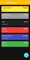 Subscriptions Manager Tracker capture d'écran 3