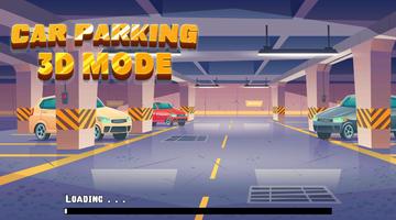 Parking de voiture Mod 3D Affiche