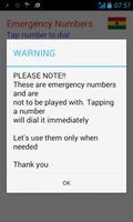 Ghana emergency numbers 海报