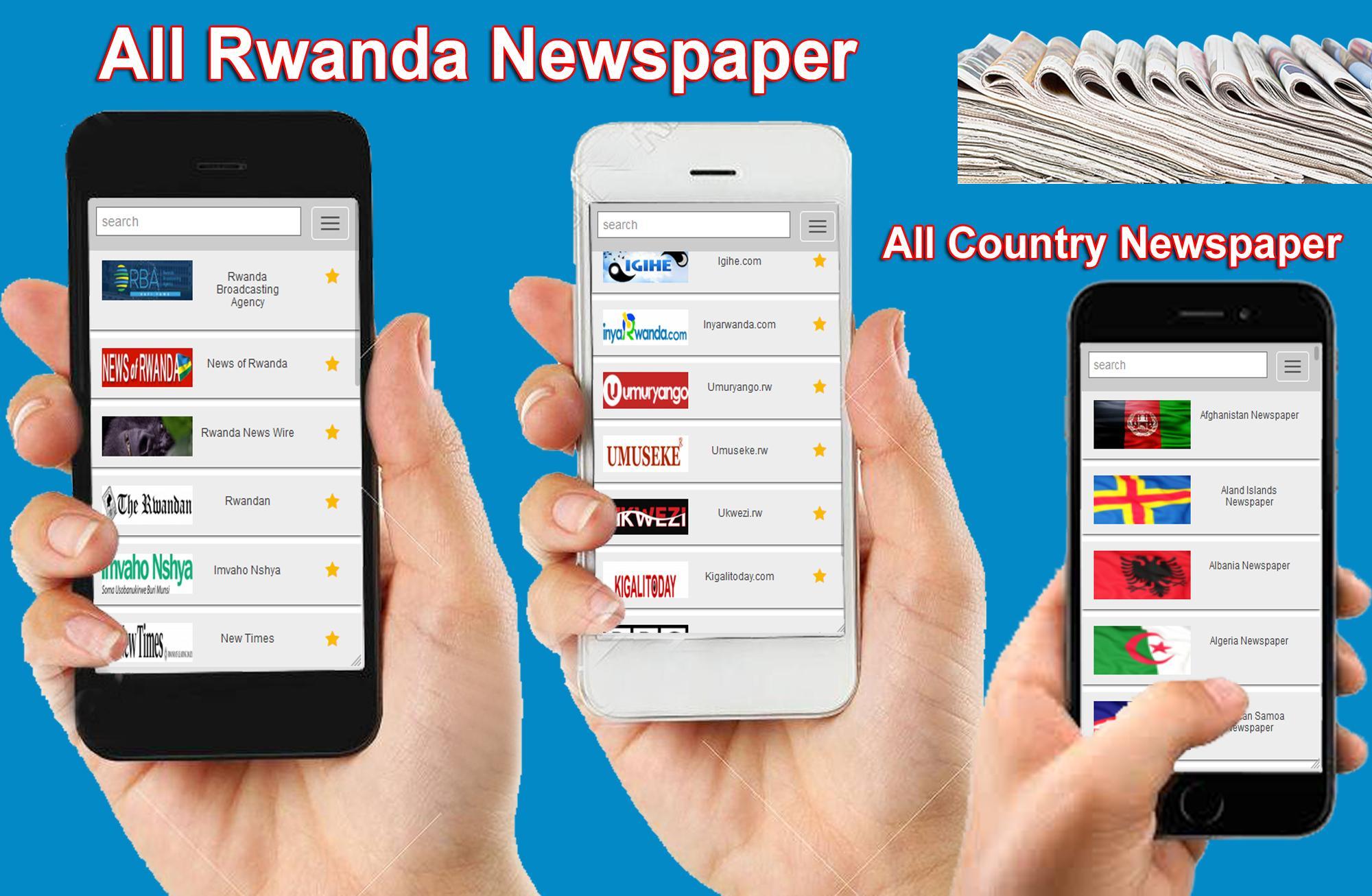 Rwanda News, Igihe, Umuseke, Rwanda Radio, kigali für Android - APK  herunterladen