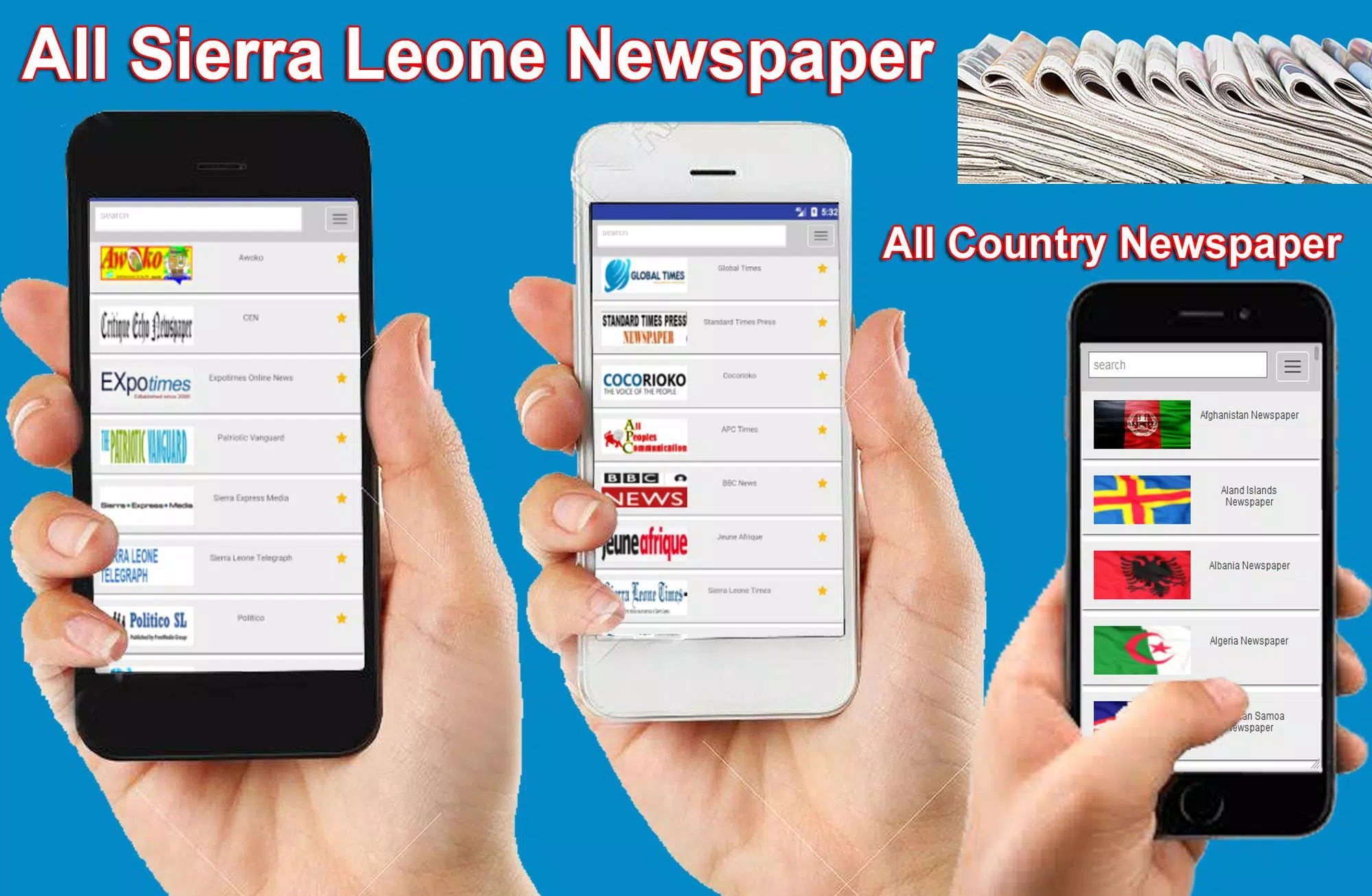 Descarga de APK de Sierra Leone News - Sierra Leone Radio, TV para Android