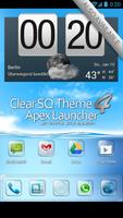 Clear Theme 4 Apex Launcher اسکرین شاٹ 3