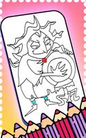 Wednesday Addams coloring book ภาพหน้าจอ 1