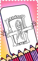 Wednesday Addams coloring book ภาพหน้าจอ 3