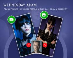 Wednesday Addams – Fake Call スクリーンショット 1