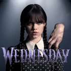 ikon Wednesday Addams Wallpaper 4K