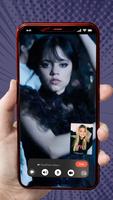 Wednesday Addams Video Call الملصق