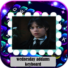 wednesday addams  clavier icône