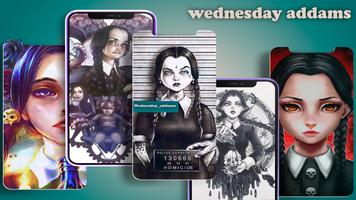 Wednesday Addams Wallpaper 4K capture d'écran 1