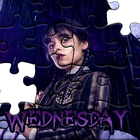 ikon Wednesday Addams Game Puzzle