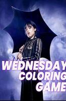 Colors Wednesday Addams Affiche