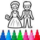 Glitter Wedding Coloring Pages APK