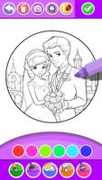 Glitter Wedding Coloring Pages captura de pantalla 2