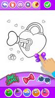 Glitter Wedding Coloring Pages captura de pantalla 3