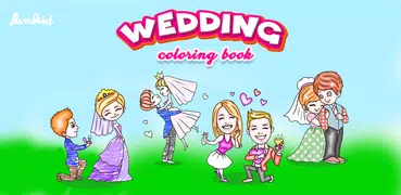 Bride And Groom Coloring Book
