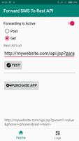 Forward SMS to Rest API - Demo Screenshot 1
