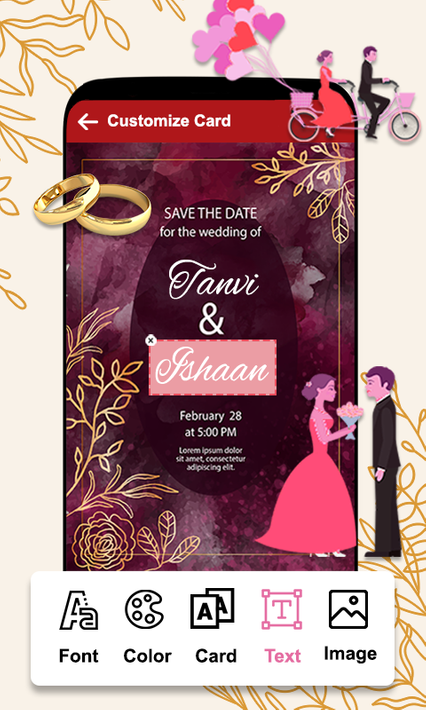 Wedding Invitation Card Maker screenshot 3