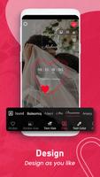 웨딩 카운트다운 타이머 앱 - 영어 스크린샷 2