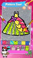 برنامه‌نما Dresses Coloring Book Glitter عکس از صفحه