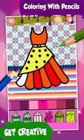 Dresses Coloring Book Glitter captura de pantalla 3