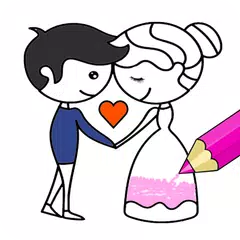 download Wedding Glitter Coloring Pages & FireWorks APK