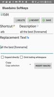 Blueduino Text-Shortcuts with Macros captura de pantalla 2