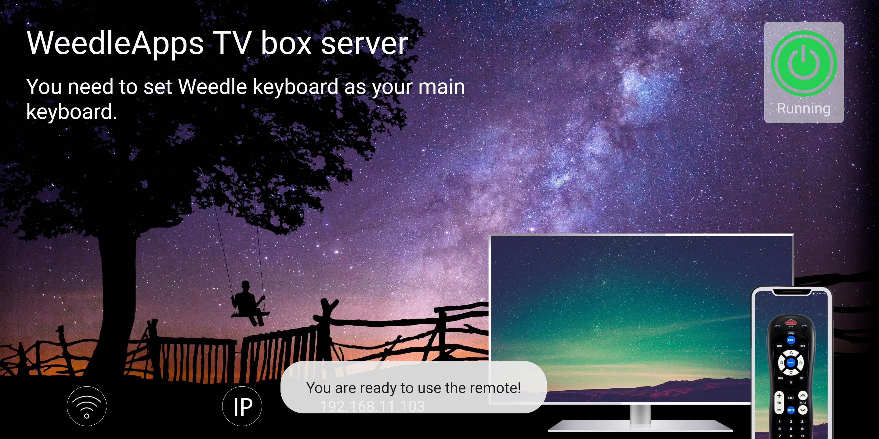 Descarga de APK de Weedle TV Box Server para Android