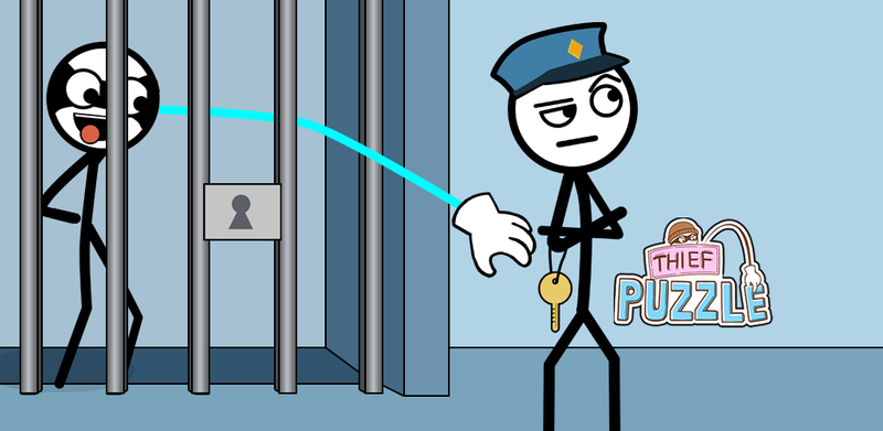 Thief Puzzle: to pass a level banner