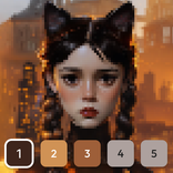 Wednesday Addams Family Art