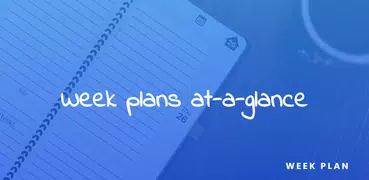 Planificador semanal - agenda