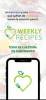 Weekly Recipes Poster