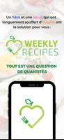 Weekly Recipes Affiche