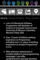Wee Programming Business Card captura de pantalla 1