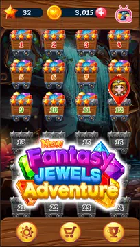Screenshot 1 for New Fantasy Jewels Adventure: