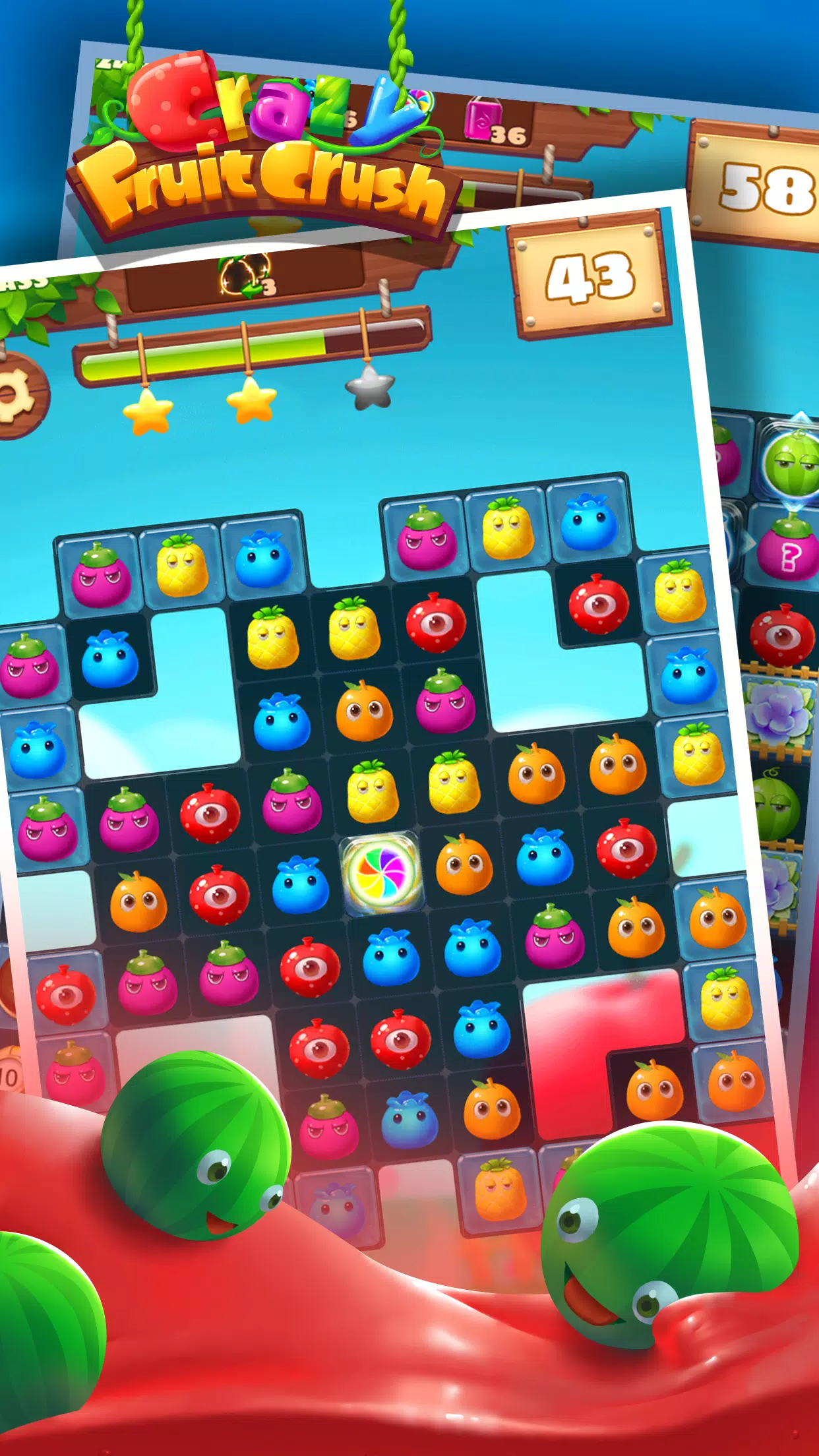 Crazy Fruit Crush - Juicy Fruit Match 3 Game  (com.LightHusky.CrazyFruitCrush) APK