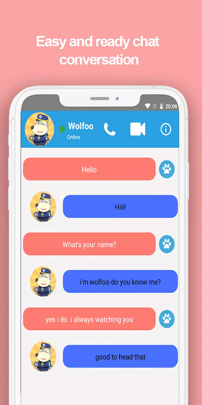 Download do APK de Wolfoo family fake call para Android