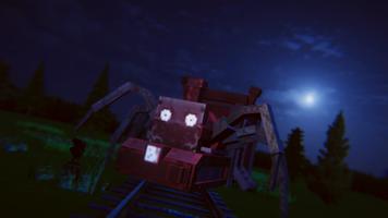 Scary Train Spider Horror Game 截图 1