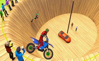 Well Of Death Bike Rider: New Bike Stunt Games 3d Affiche