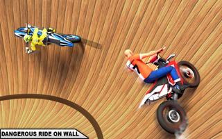 Well Of Death Bike Rider: New Bike Stunt Games 3d syot layar 2