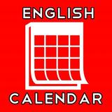 English Calendar icône