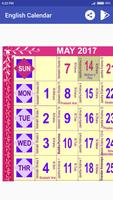 English Calendar اسکرین شاٹ 2